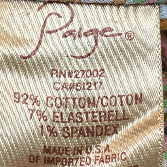 Paige Jimmy Jimmy low rise Skinny Medium/dark Wash Jeans Women’s Denim Size 24 - Picture 9 of 15